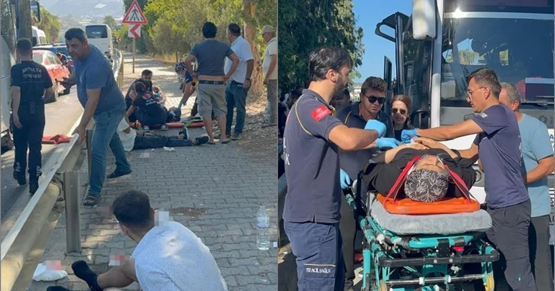 Antalyada ağır avtobus qəzası: 15 nəfər yaralandı
