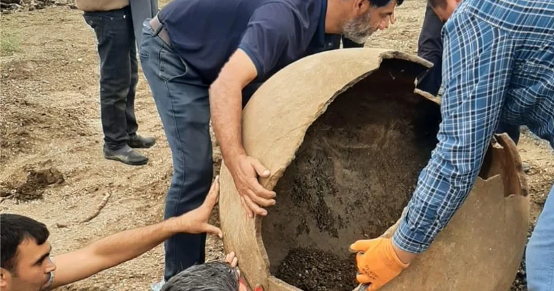 Masallının Eminli kəndində antik küp məzarı aşkarlanıb