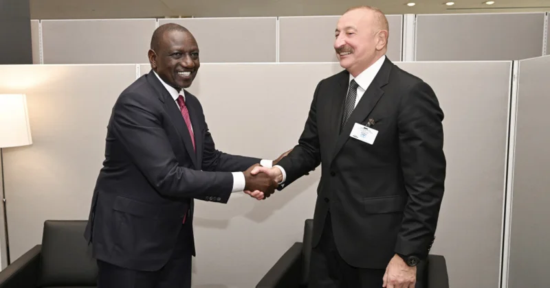 Prezident İlham Əliyev Keniya Prezidenti ilə görüşüb YENİLƏNİB