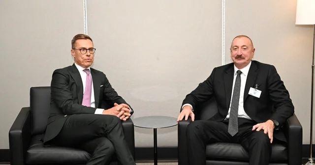 İlham Əliyev Nyu Yorkda Finlandiya Prezidenti Aleksandr Stubb ilə görüşdü Fotolar
