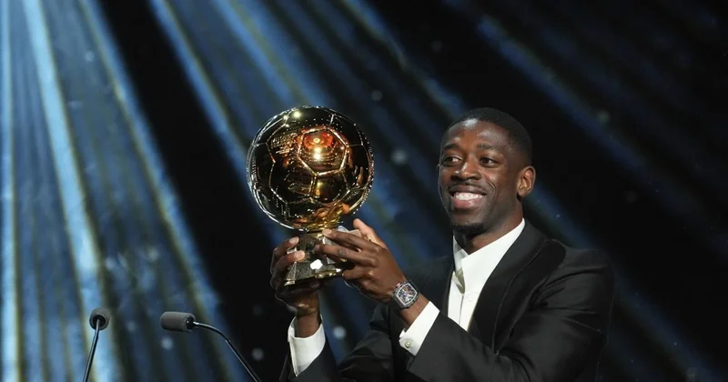 Dembele 20 ildən sonra “Qızıl top”u qazanan ilk qaradərili futbolçu olub