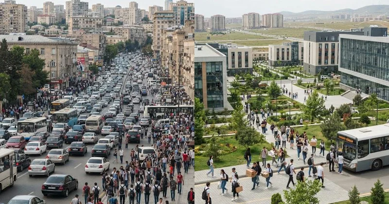Universitetlər Bakıdan köçürülür? TIXACIN HƏLLİ