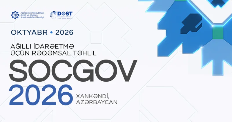 SOCGOV 2026 Sosial xidmətlərin gələcəyi Xankəndidə müzakirə olunacaq