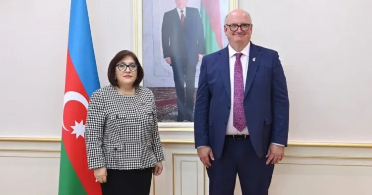 Sahibə Qafarova yeni səfirlə GÖRÜŞDÜ