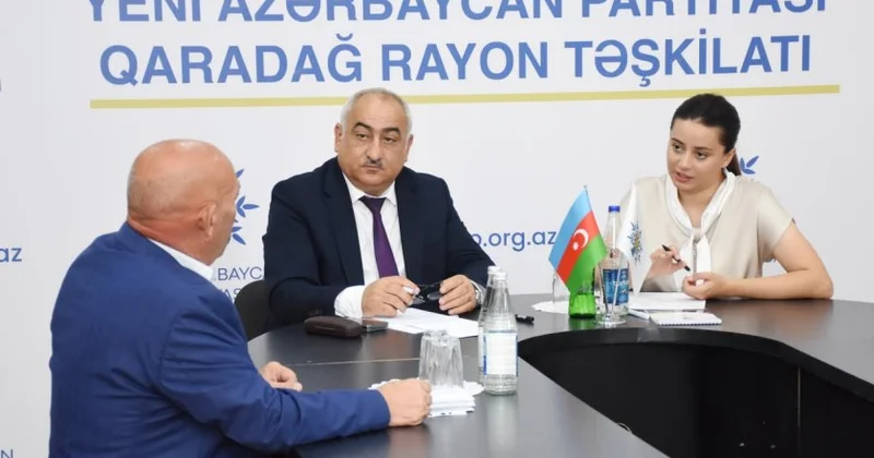 Deputat Səbinə Xasayeva seçiciləri ilə görüş keçirib