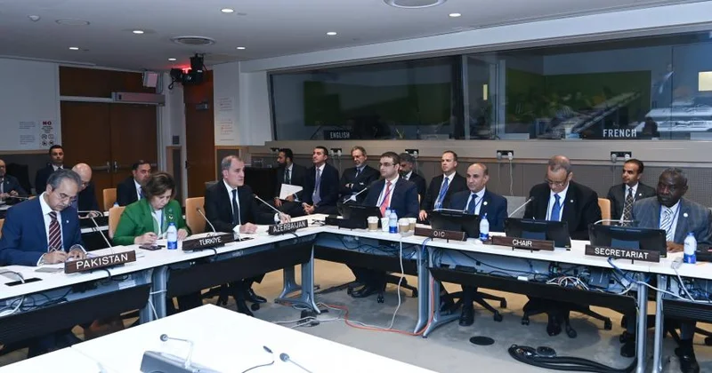 Ceyhun Bayramov İƏT Cammu və Kəşmir üzrə Kontakt Qrupunun iclasında çıxış edib
