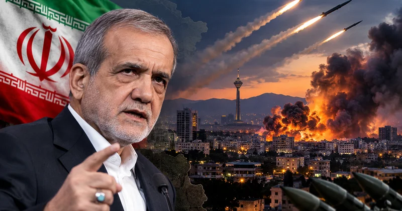 Pezeşkian: İran şəhərlərinin bombalanması cavabsız qalmayacaq