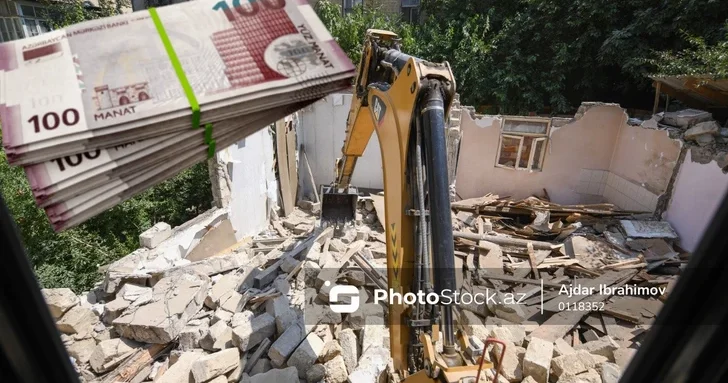 Размеры компенсаций за снос жилья по районам Баку предварительные оценки