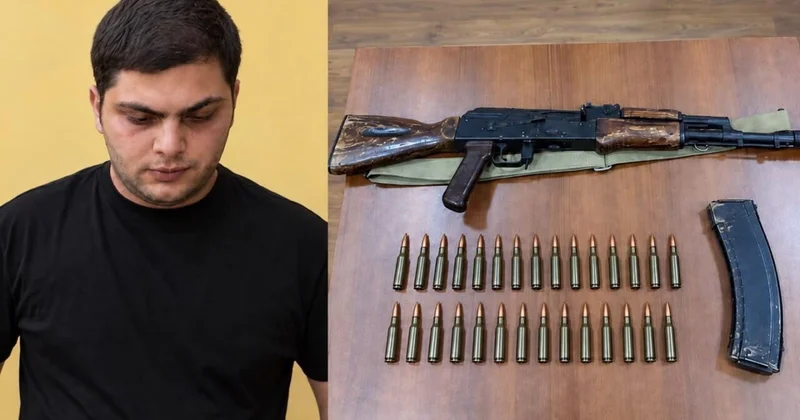 Bərdədə “Kalaşnikov” avtomatı və 29 patron aşkarlandı