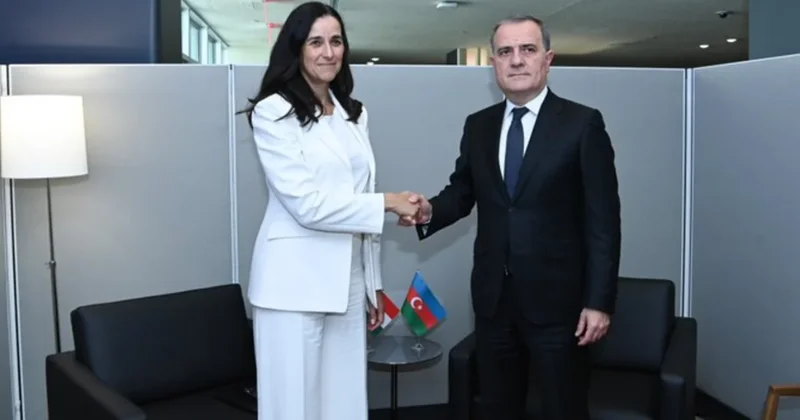 Ceyhun Bayramov Anita Orbanla Azərbaycan Aİ münasibətlərini müzakirə edib FOTO