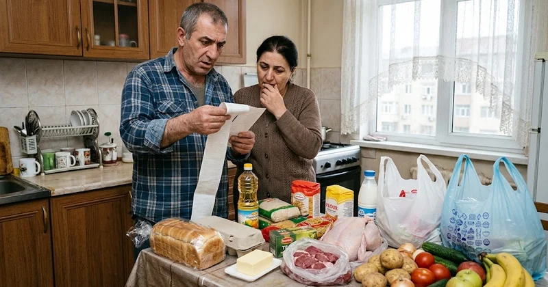 Ay sonunda ərzağa bu qədər pul gedir Bakı marketlərində ARAŞDIRMA