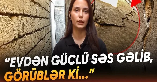 Bakıda sakinləri evlərindən didərgin salan hadisə