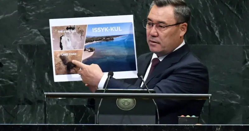 Sadır Japarov İssık Kul gölünün qorunması üzrə BMT fondu yaratmağı təklif edib