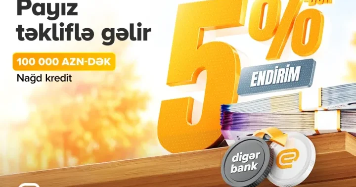 100 000 AZN dək kredit 5% dək endirimlə EXPRESSBANK ®
