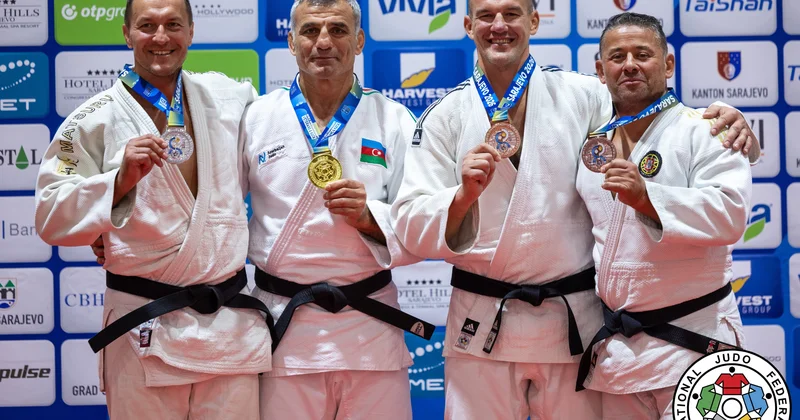 Sarayevoda veteran cüdoçularımız 9 medal qazanıb