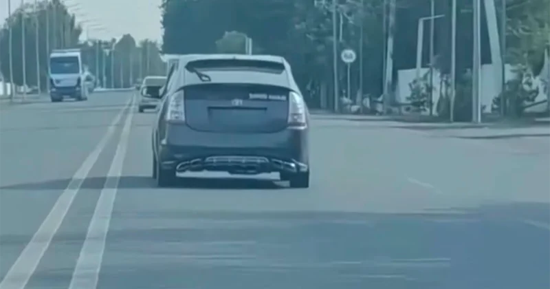 Üzərinə “Şəhid anası” yazılmış nömrəsiz maşınla qaydaları pozdu, saxlanıldı Video