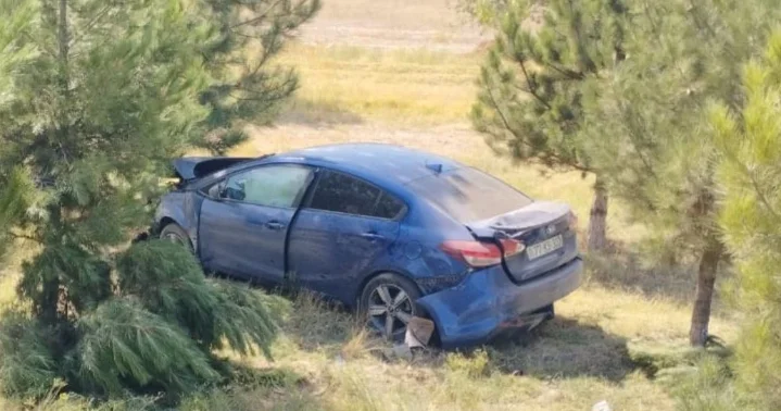 Avtomobil aşdı, körpə öldü, valideynləri xəsarət aldı