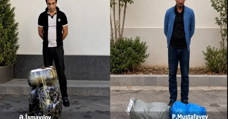 Narkokuryerlərə qarşı əməliyyat: 31 kiloqramdan çox narkotik götürüldü (Video)