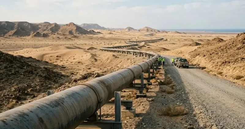 “Şərq Qərb” boru kəməri bərpa edildi