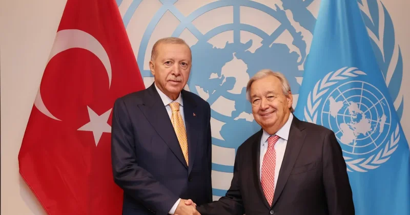 Ərdoğan ilə Quterreş qlobal məsələlər ətrafında fikir mabadiləsi aparıblar