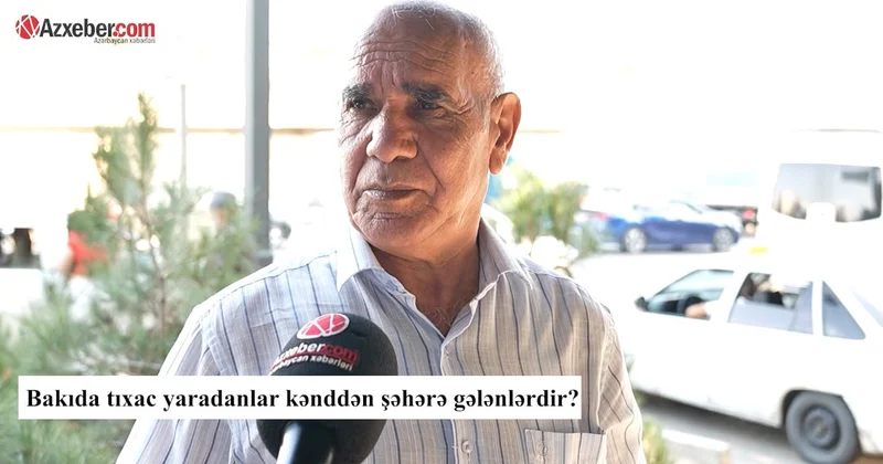 Bakıda tıxacın səbəbi kənddən gələnlərdir? VİDEOSORĞU