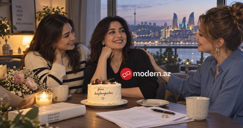 Boşanmanı tort, şampanla qeyd edirlər Azərbaycanda qəribə bayram