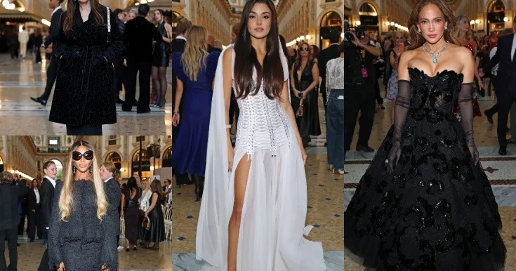 Məşhurlar moda həftəsində Fotolar