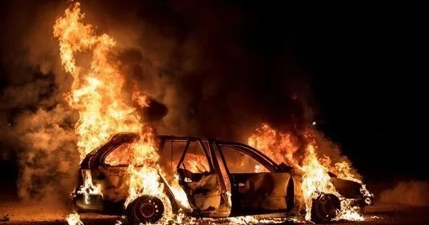 В Баку взорвался газовый баллон в легковом автомобиле, есть пострадавший