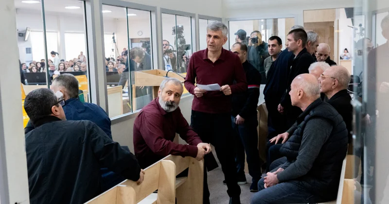 Məhkəmədə həmin şəxslərin ifadələri elan olundu Fotolar