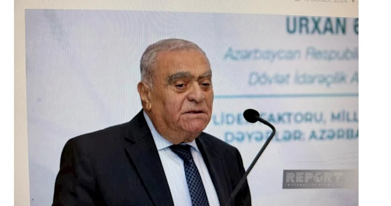 Akademik Urxan Ələkbərov “Uzaktan Eğitim Kapısı”nda