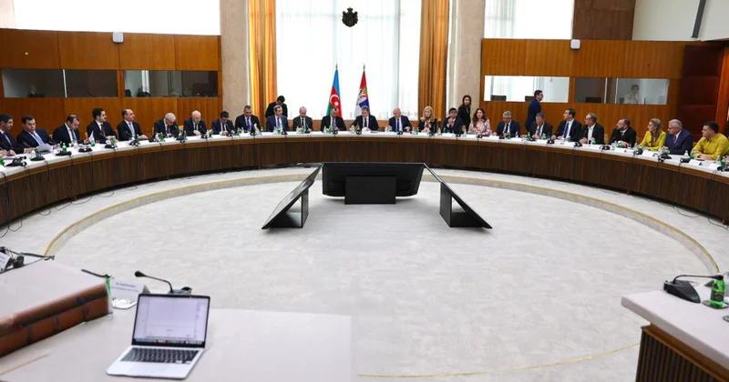 Azərbaycan və Serbiya Hökumətləri arasında Birgə Komissiyanın IX iclası və Azərbaycan Serbiya biznes forumu keçirilib