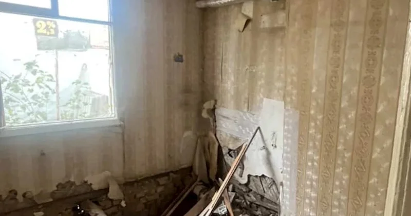 Babək 94 MTK sakinlər köçmədən söküntü işləri aparır FOTO/VİDEO