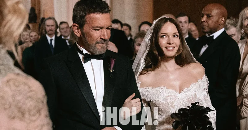 Antonio Banderas yeganə qızını ərə verdi FOTO