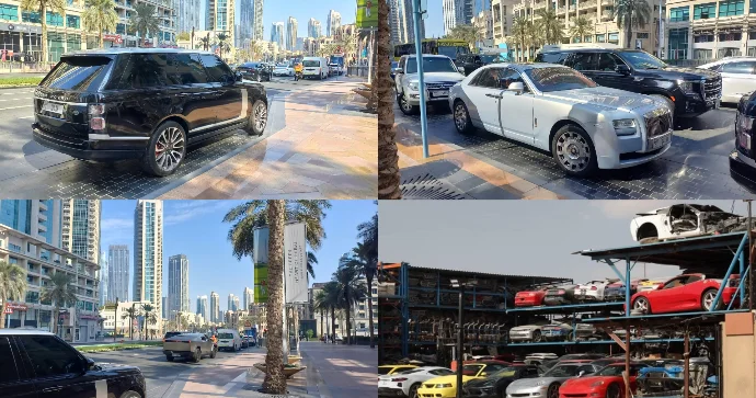 Dubay: Tərk edilmiş lüks avtomobillər və aldanan tamahkarlar FOTO