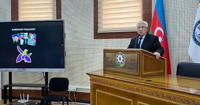 BDU nun Tarix fakültəsində şəhidlərin xatirəsi anılıb: “Qəlbimizdə yaşayanlar”