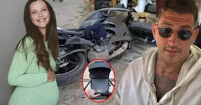 6 günlük qızı ilə qəza keçirən aktrisaya 10 12 tikiş qoyuldu