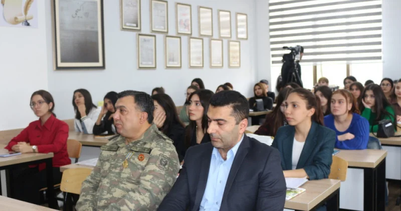BDU nun Jurnalistika fakültəsində qazi jurnalistlərlə görüş olub
