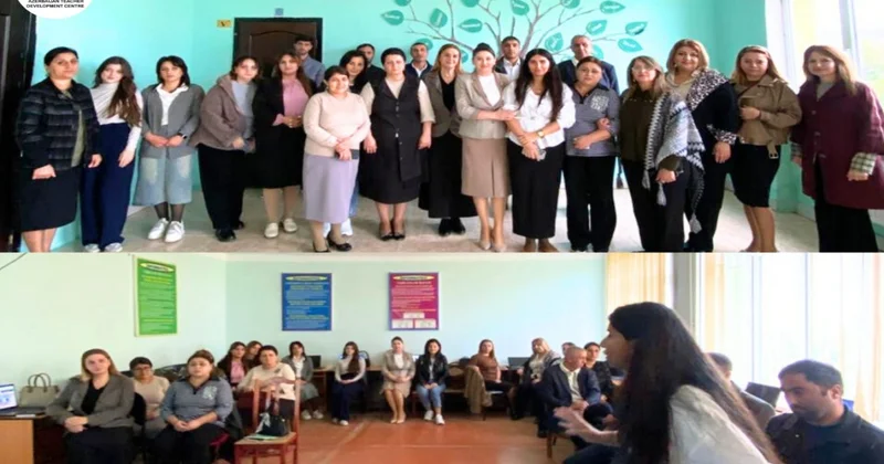 Azərbaycan Müəllim İnkişafı Mərkəzi növbəti təlimlərə başlayıb FOTO
