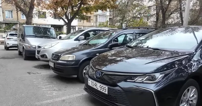 Жители Баку: Из за Azparking наш двор переполнен припаркованными автомобилями ВИДЕО