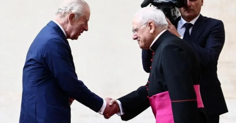 Kral Çarlz Vatikanda Papa XIV Leo ilə görüşüb