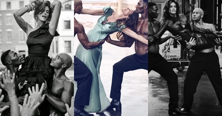 59 yaşlı supermodel kamera qarşısına keçdi Fotolar
