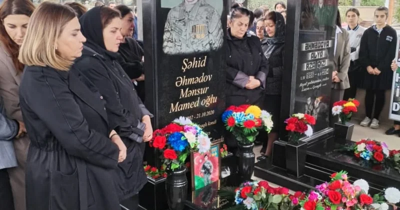 44 günlük Vətən müharibəsi şəhid Əhmədov Mənsur Mamed oğlunun anım günü qeyd olunub