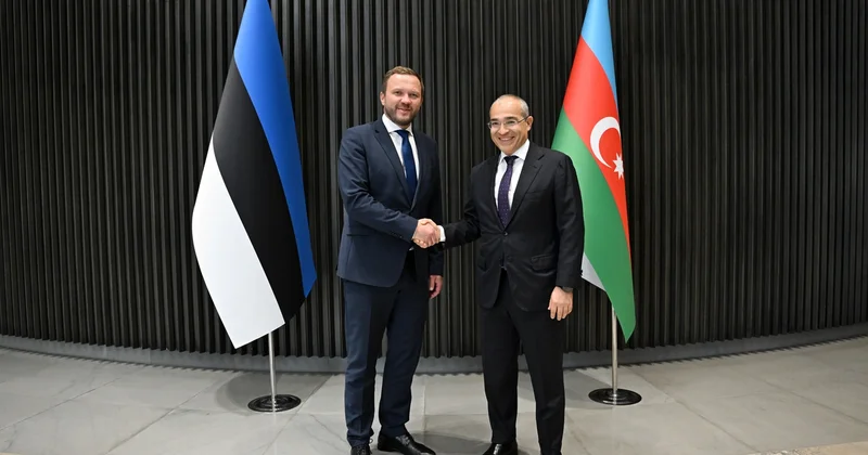 Estoniya ilə iqtisadi əlaqələrin inkişafı müzakirə olunub