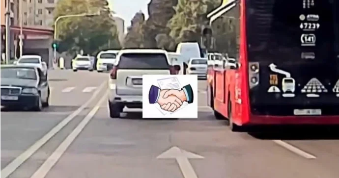 Bu ərazidə yaşıl işıqda hərəkət etsəniz belə, 100 manat cərimə oluna bilərsiniz VİDEO
