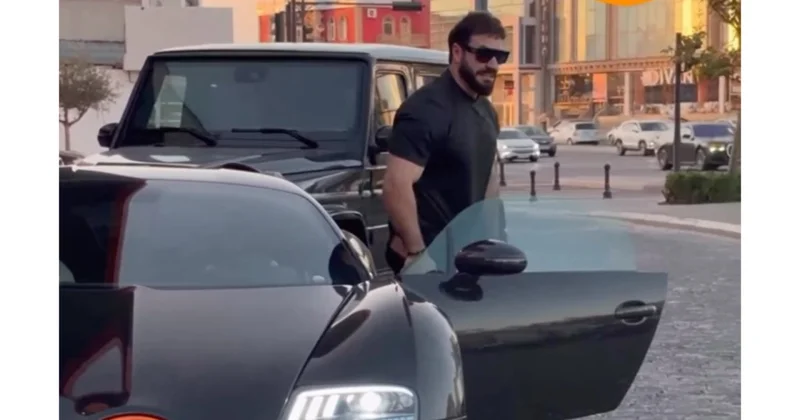 Məşhur azərbaycanlı idmançı lüks maşını ilə görüntüləndi: Ölkədə 2 ədəddir (Video)