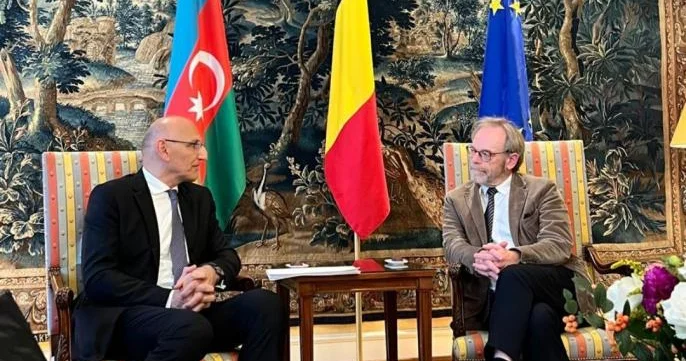 Elçin Əmirbəyov Brüsseldə Azərbaycan Belçika münasibətlərini müzakirə edib