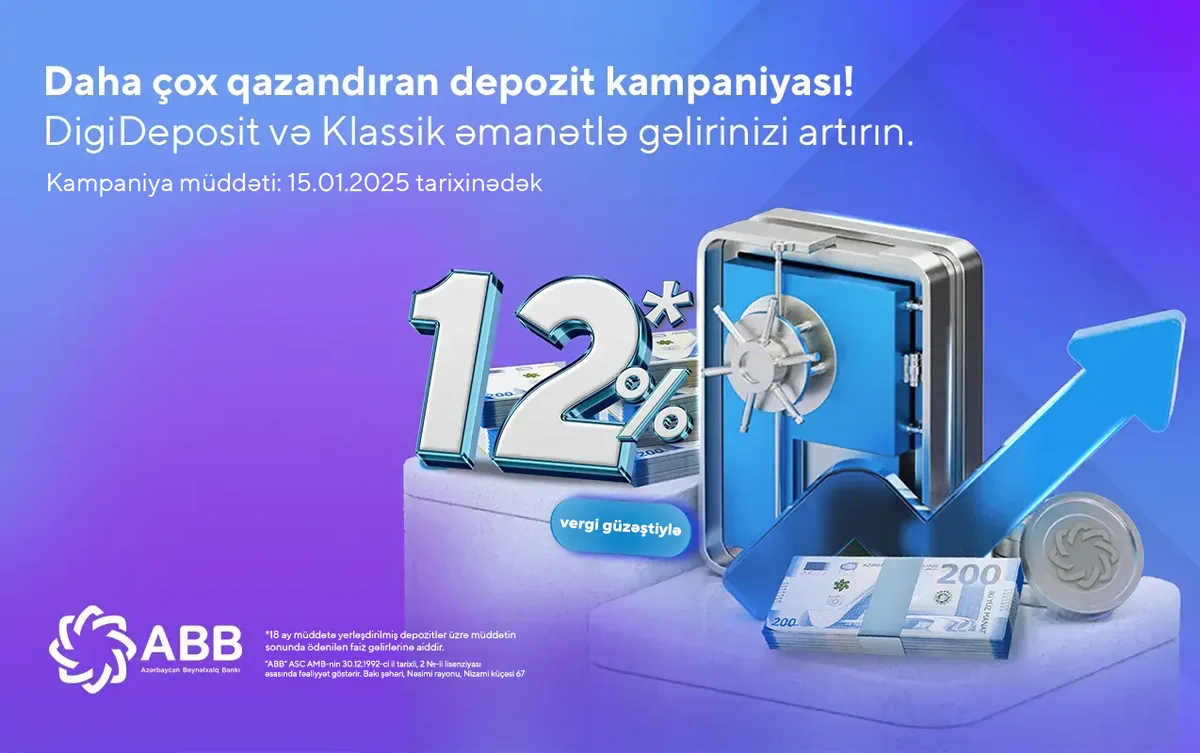 ABB sərfəli depozit kampaniyasına başladı!