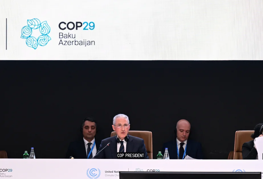 COP29un yüksək təşkilinə görə Azərbaycana təşəkkür edilməsi barədə qətnamə layihəsi qəbul olunub AZƏRTAC