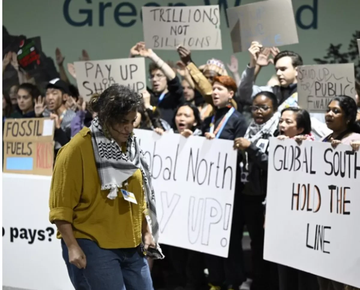 Климатические активисты провели акцию на COP29 ФОТО