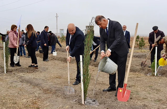 Samuxda növbəti təmizlik aksiyası keçirildi Fotolar